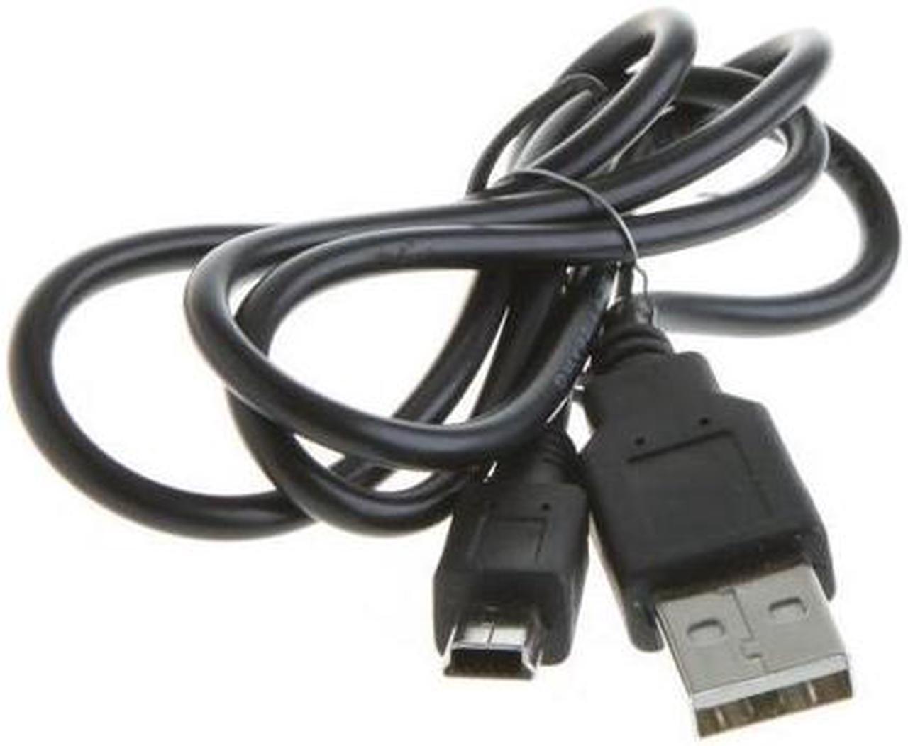 Main image of USB 2.0 Type-A Male to Mini USB Type-B Male 5Pin Data and Power Charge Cable Black 80cm