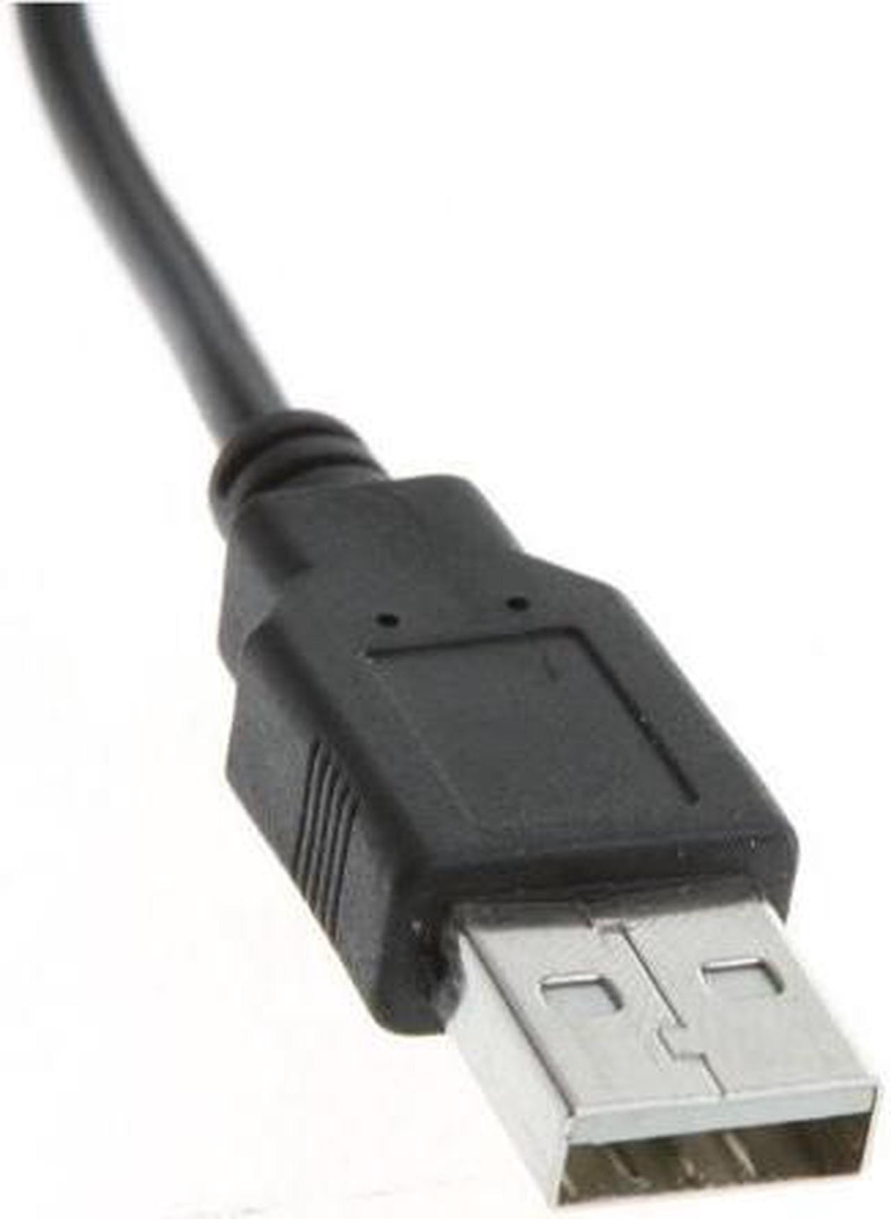 Alt view image 3 of 5 - USB 2.0 Type-A Male to Mini USB Type-B Male 5Pin Data and Power Charge Cable Black 80cm