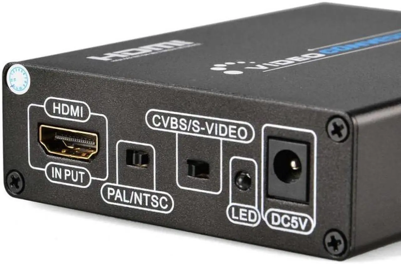 Alt view image 5 of 6 - NEW 1080P HDMI to CVBS + SVIDEO+L / R Audio Converter for Projector HDTV STB DVD