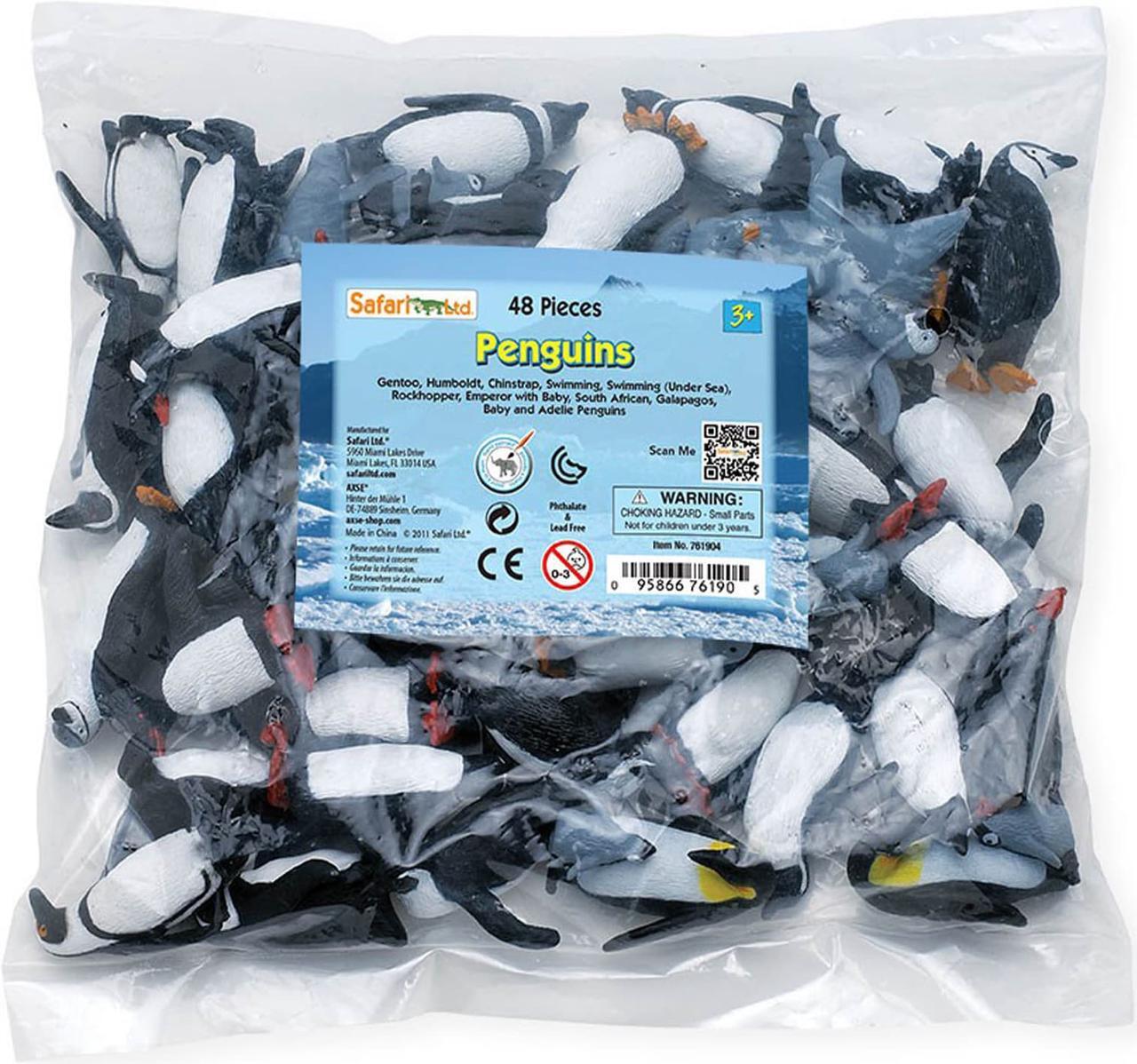 Main image of Penguins Bulk Bag Mini Figures Safari Ltd