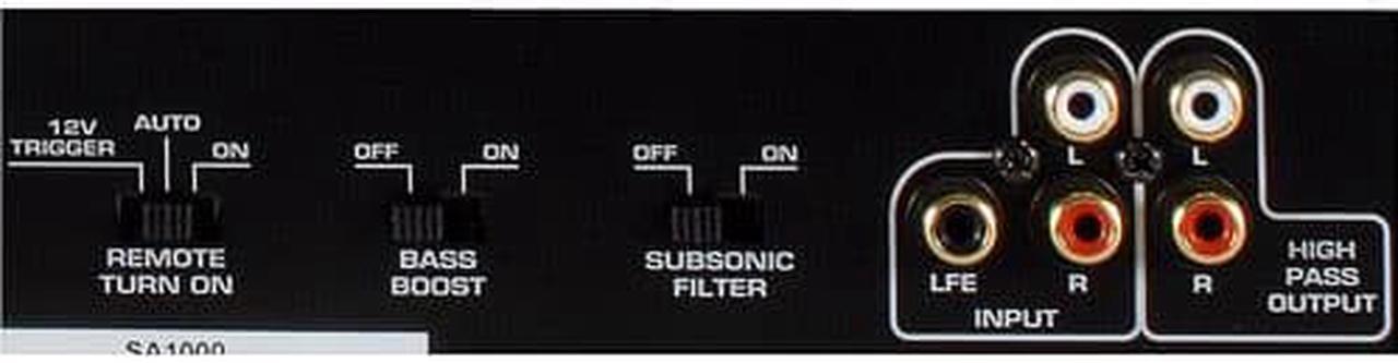 Alt view image 5 of 7 - Dayton Audio SA1000 Subwoofer Amplifier Rack Mountable 300-811