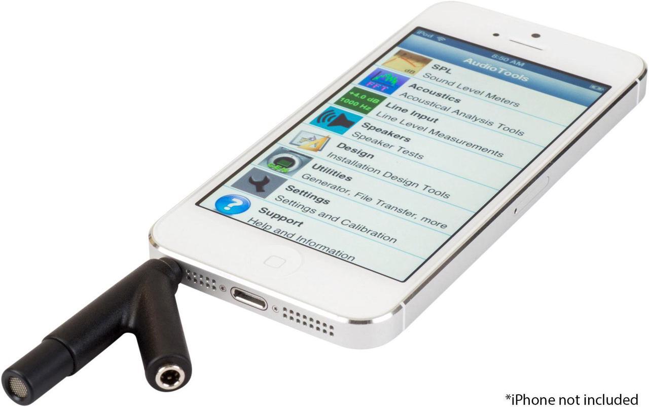 Alt view image 4 of 15 - Dayton Audio iMM-6 iDevice Calibrated Microphone  390-810