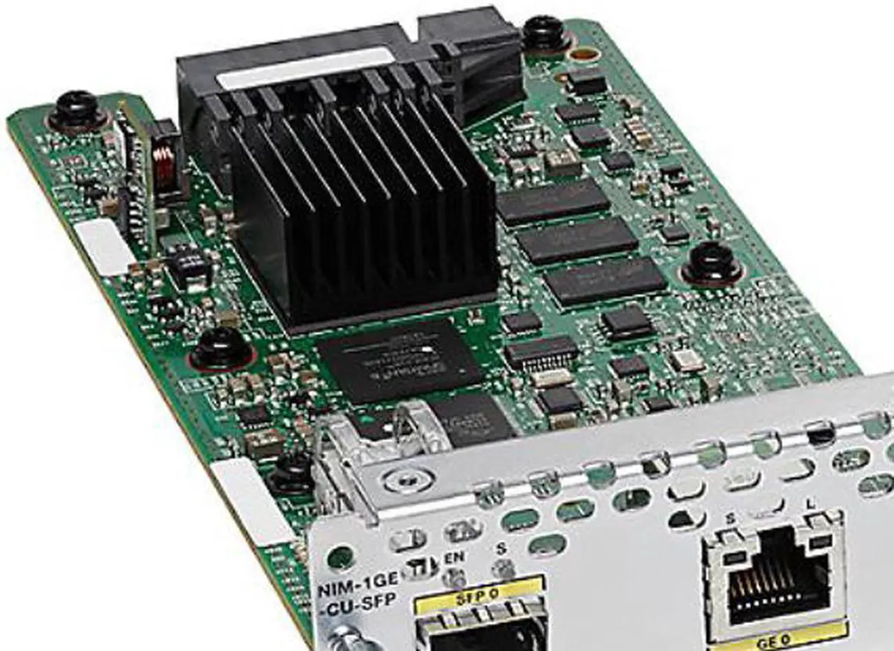 CISCO - HW ROUTERS L/M NIM-1GE-CU-SFP= 1PORT GE WAN NIM DUAL MODE RJ45 ...