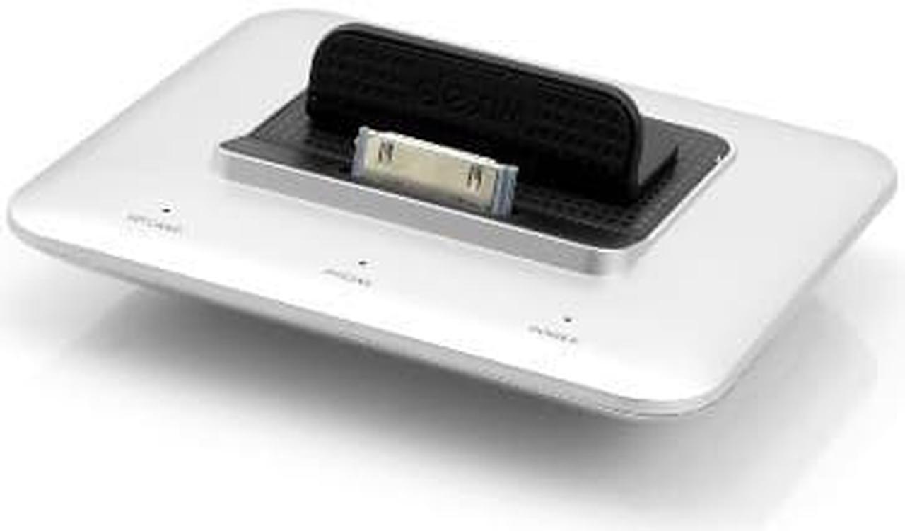 Alt view image 2 of 2 - Dexim DWP005A Premium Mhub Dock Station for iPhone 4/3/iPod/Blackberry/Mac (Silver)