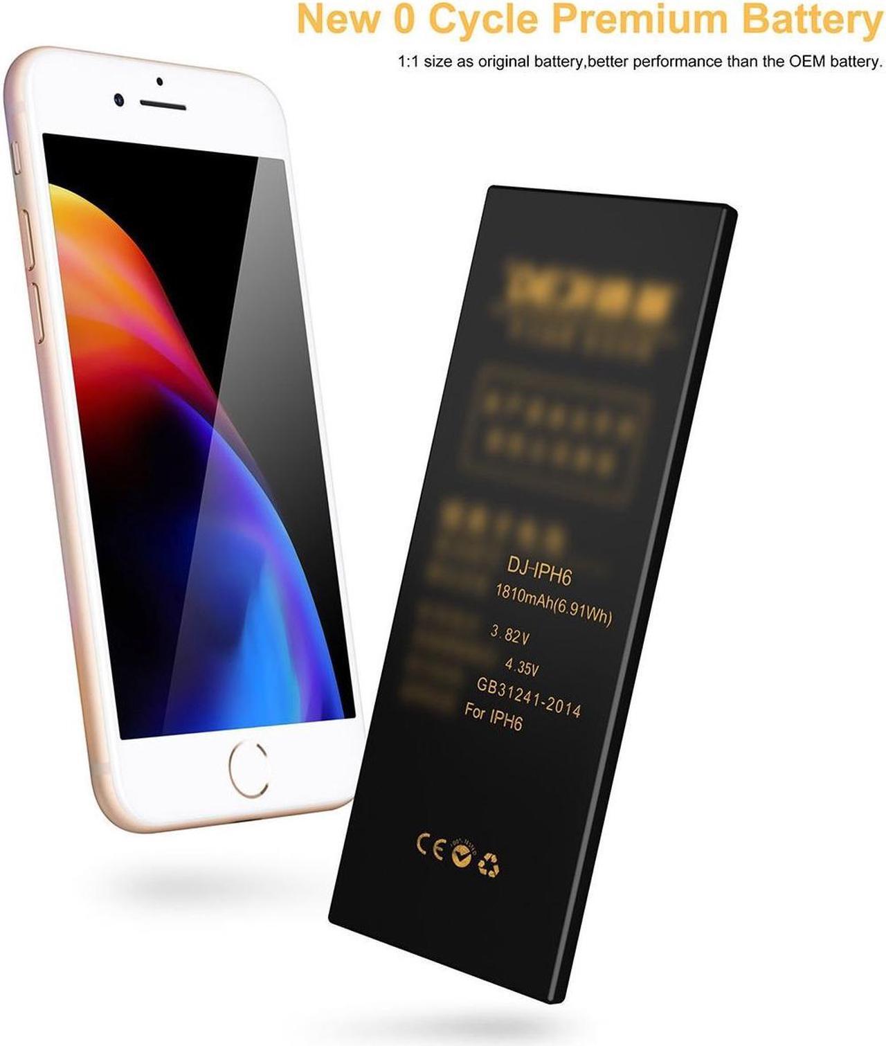 Alt view image 5 of 5 - DEJI Internal Battery Replacement for iPhone 6