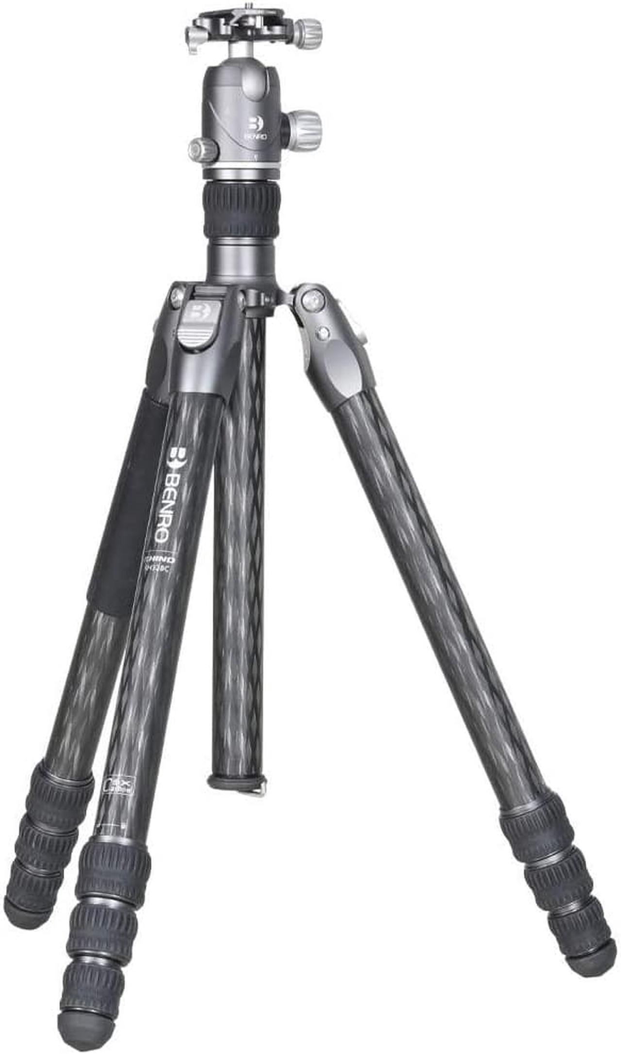 Alt view image 6 of 14 - Benro Rhino Carbon Fiber Three Series Travel Tripod with VX30 Head