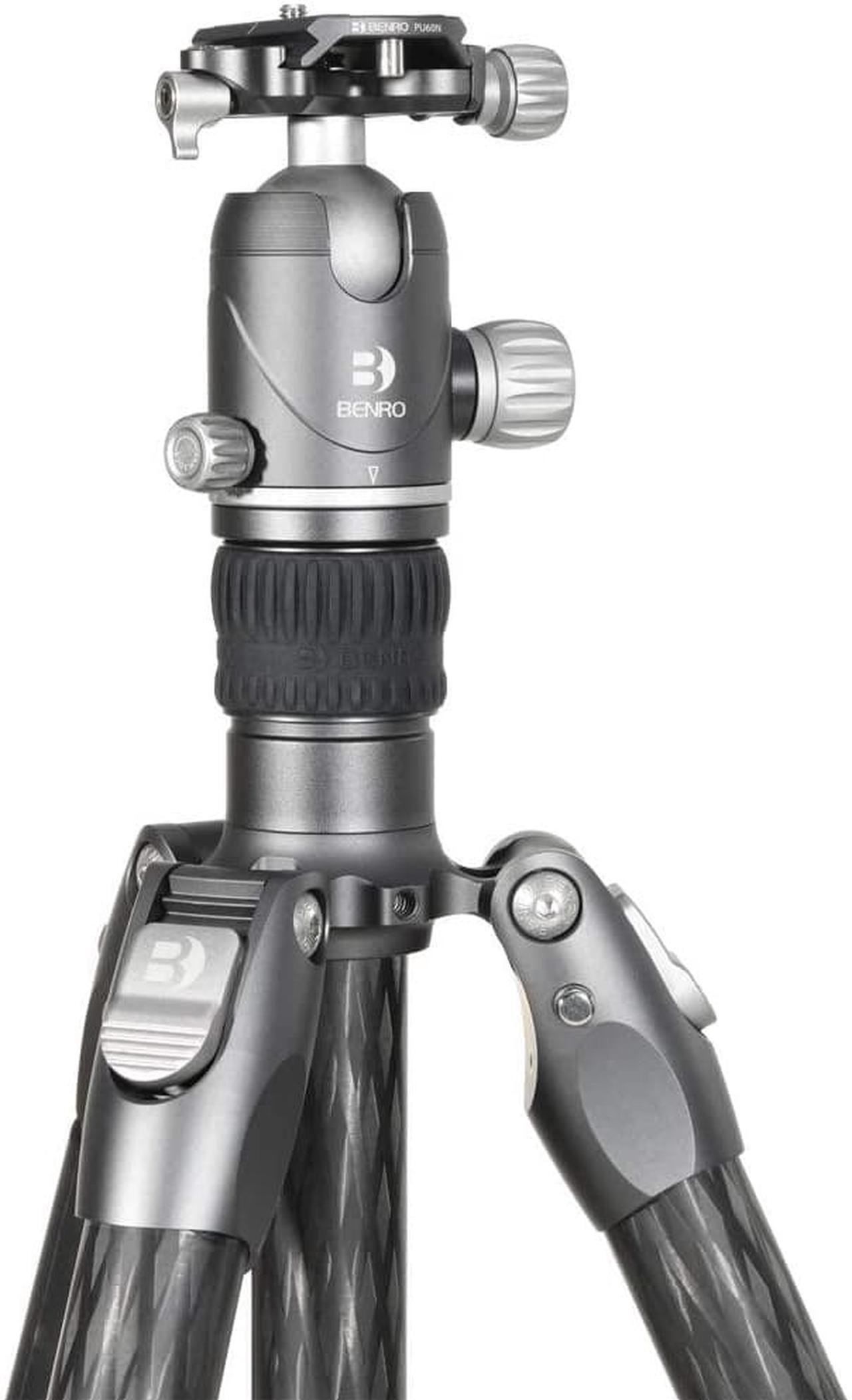 Alt view image 9 of 14 - Benro Rhino Carbon Fiber Three Series Travel Tripod with VX30 Head