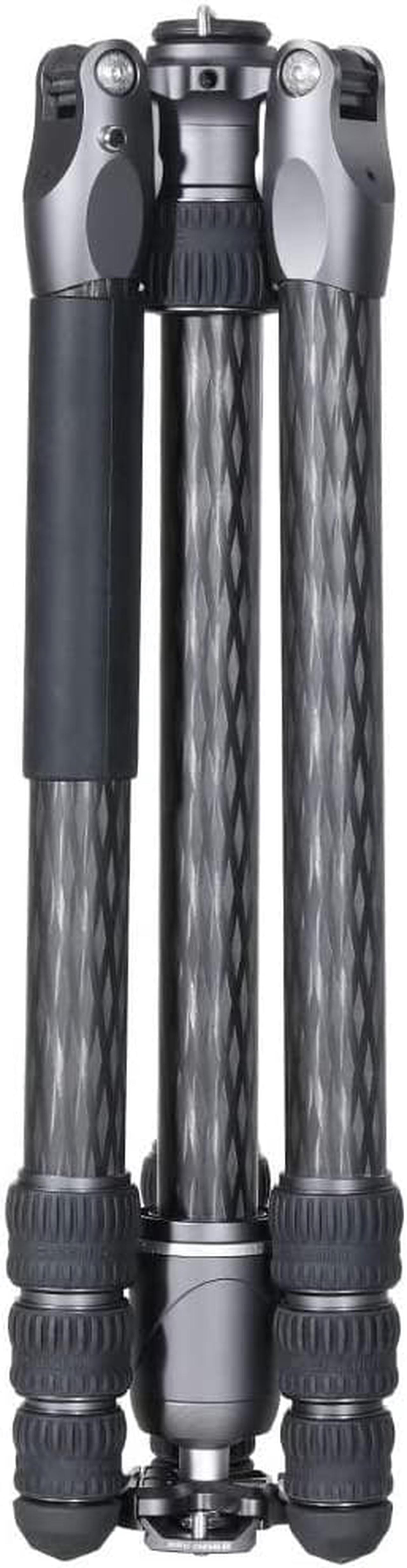 Alt view image 7 of 14 - Benro Rhino Carbon Fiber Three Series Travel Tripod with VX30 Head