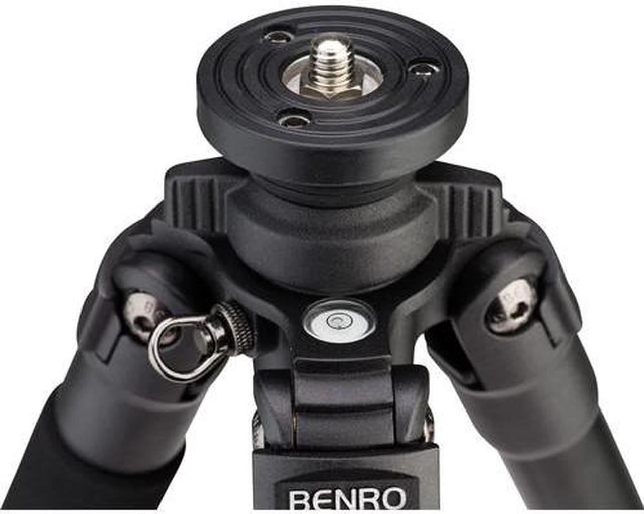 Alt view image 9 of 12 - Benro Adventure 4-Section Aluminum Tripod with HD1A 3-Way Pan/Tilt Head