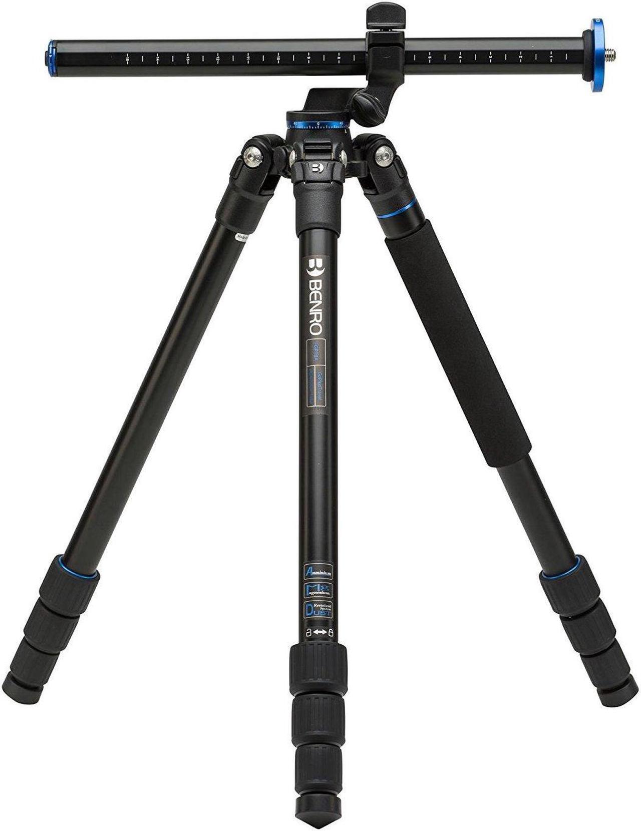 Alt view image 18 of 20 - Benro Go Plus FGP28A 4-Section Al Travel Tripod with Monopod, 65.2" Height