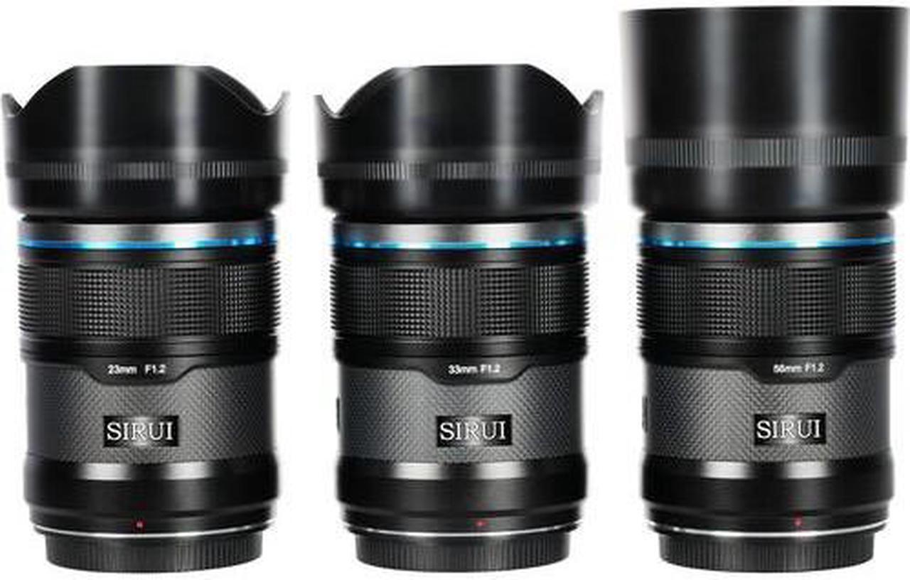 Main image of Sirui Sniper f/1.2 Autofocus 3-Lens Set 23mm 33mm 56mm (Sony E, Black) AS-3S-EB