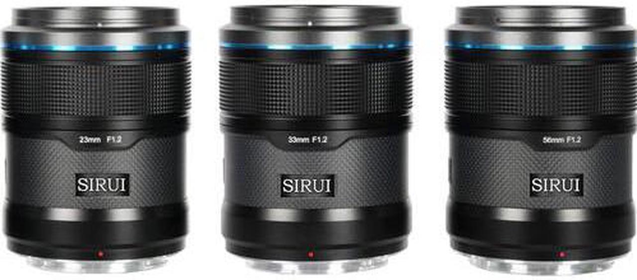 Alt view image 2 of 7 - Sirui Sniper f/1.2 Autofocus 3-Lens Set 23mm 33mm 56mm (Sony E, Black) AS-3S-EB