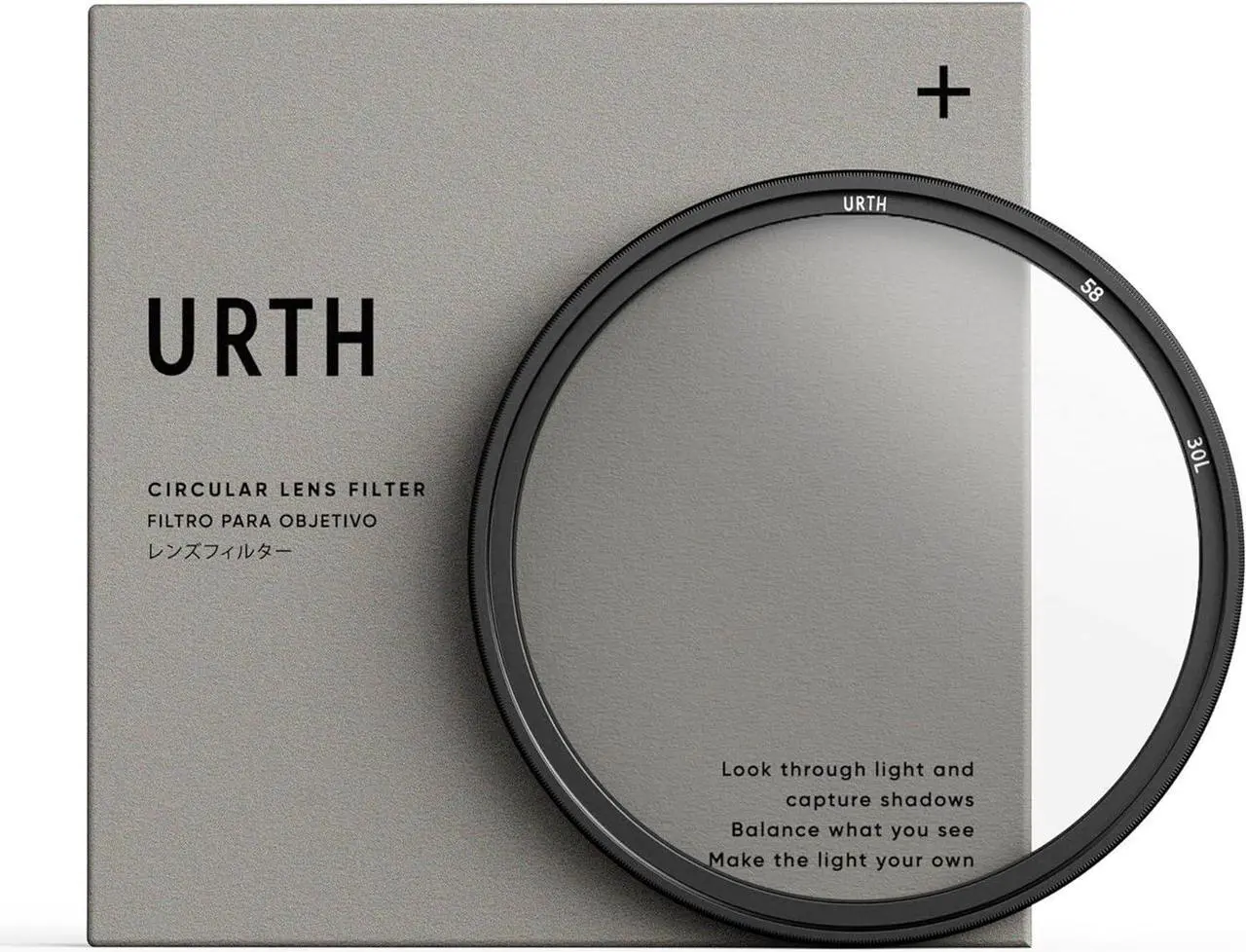 Main image of Urth 58mm UV Lens Filter (Plus+) Ultra-Slim 30-Layer Nano-Coated UUVPL58