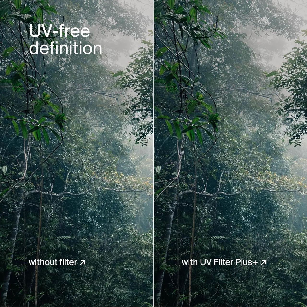 Alt view image 6 of 14 - Urth 58mm UV Lens Filter (Plus+) Ultra-Slim 30-Layer Nano-Coated UUVPL58