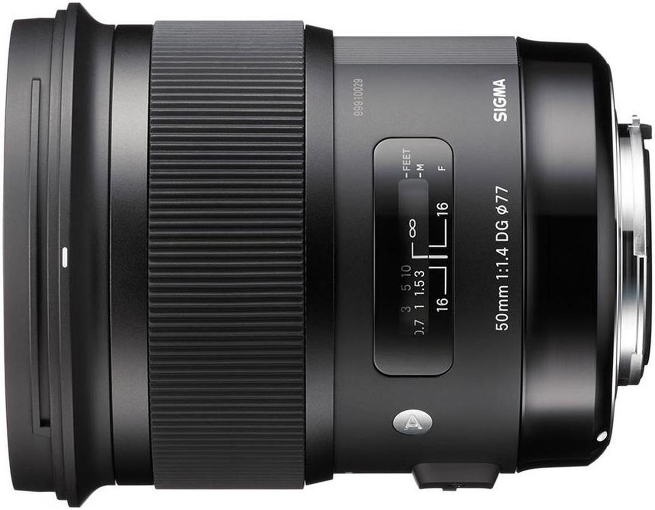Alt view image 3 of 20 - Sigma 50mm f/1.4 DG HSM ART Lens for Nikon DSLR Cameras - USA Warranty #311306