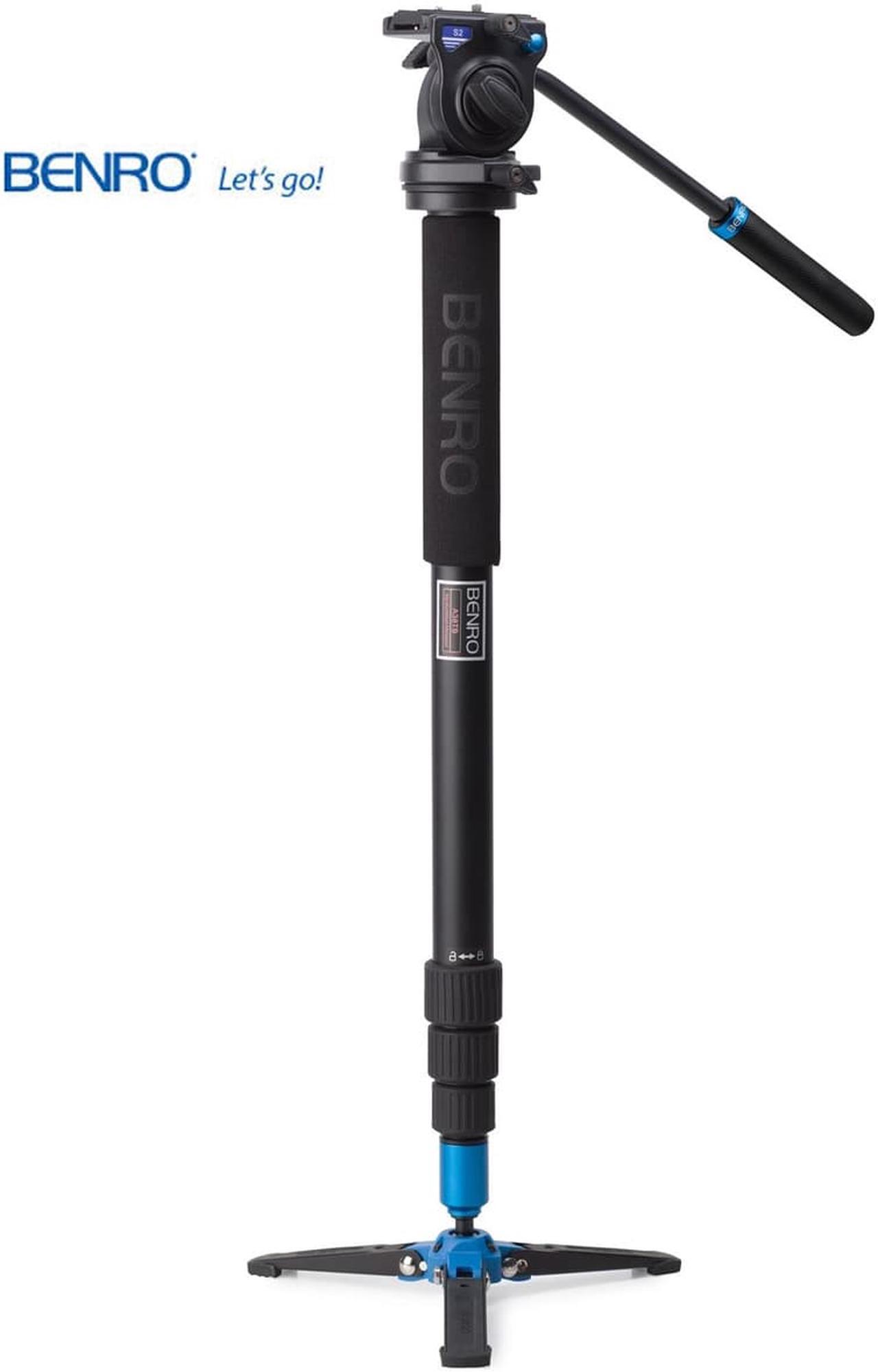 Alt view image 7 of 13 - Benro A38TDS2 Video Monopod Kit