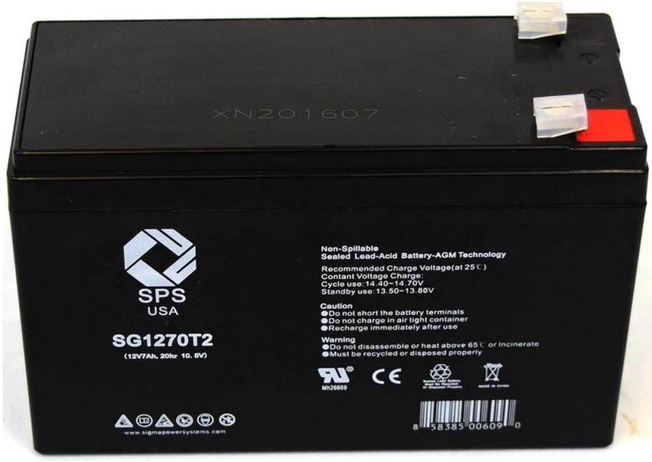 Main image of SPS Brand 12V 7 Ah Replacement Battery  for APC SMART- SC SC420 UPS (1 PACK)
