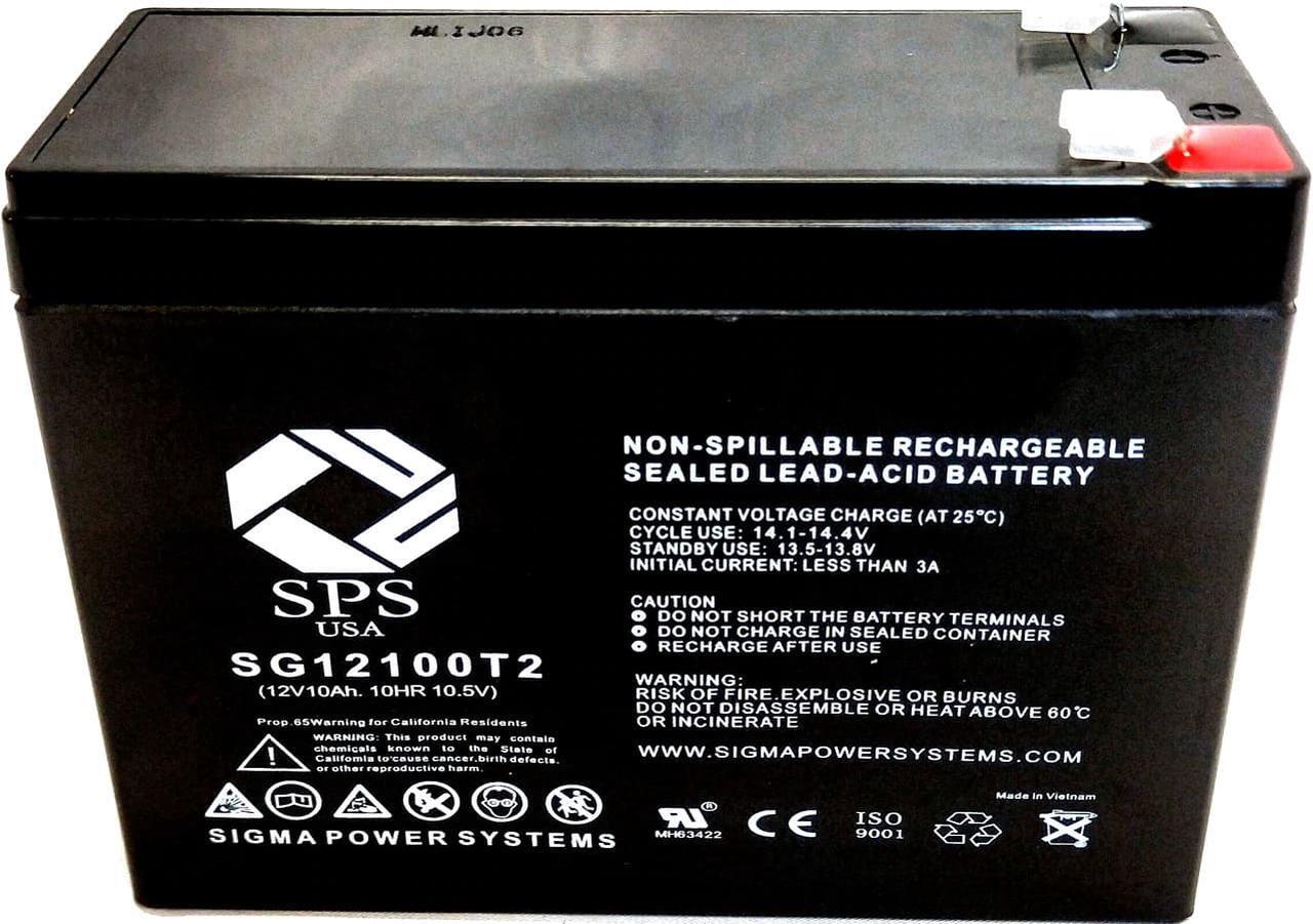 Main image of SPS Brand 12V 10Ah Replacement Battery for IBT Technologies BT10-12 (1 Pack)