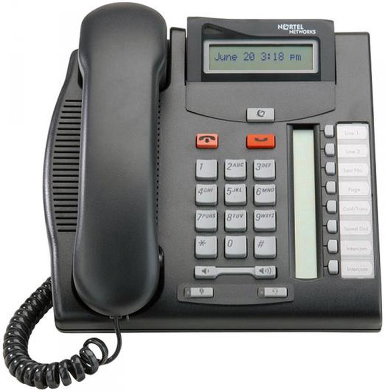 Nortel T7208 Telephone Charcoal