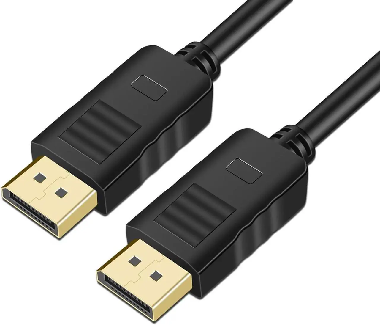Main image of kirzi DisplayPort Cable,DP Cable 6ft(2m)[4K@60Hz, 2K@165Hz, 2K@144Hz], Display Port Cable 1.2 High Speed DisplayPort to DisplayPort Cable Compatible well with 3D, Laptop, PC, Gaming Monitor