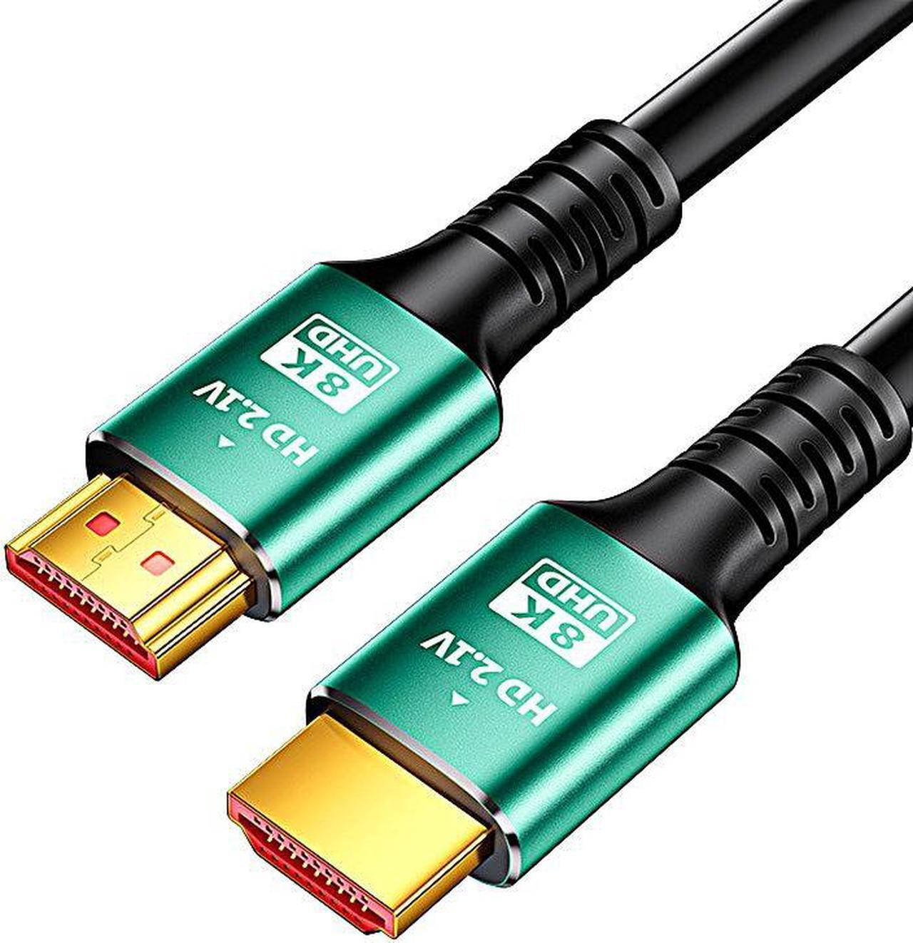 Main image of kirzi 8K@60Hz HDMI Cables 6ft, Ultra High Speed hdmi 2.1cable 4K@120Hz 48Gbps HD HDMI to HDMI Cord, Support Dynamic HDR, eARC, Dolby Atmos, Compatible with PlayStation 5, Xbox Series X, Samsung TVs