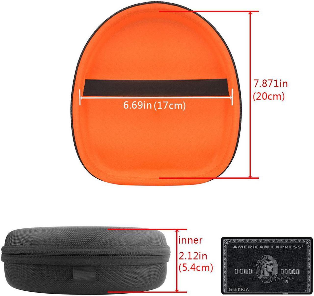 Alt view image 4 of 6 - Geekria Shield Case Compatible with Grado SR80, SR325e, SR80e, SR80i, SR60, SR60i, SR60e, RS2, RS1 Headphones, Replacement Protective Hard Shell Travel Carrying Bag with Cable Storage (Black)