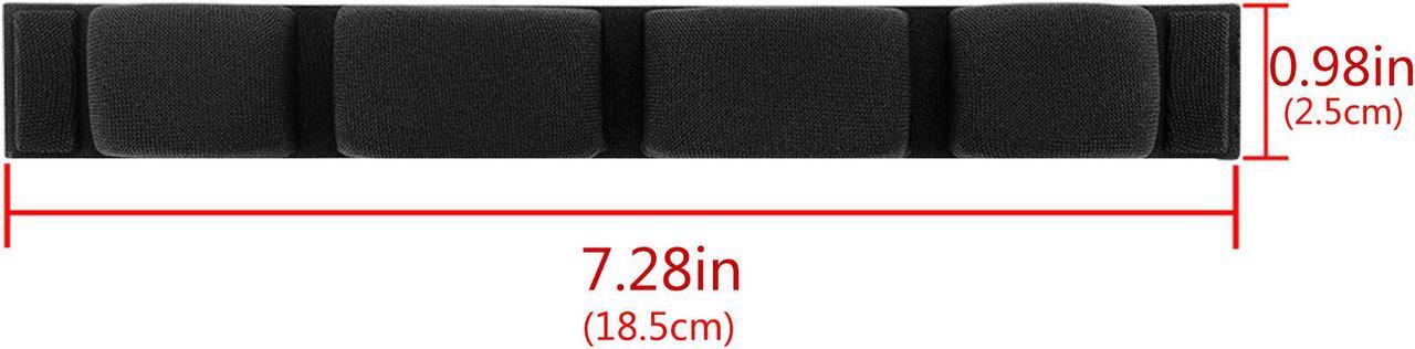 Alt view image 3 of 6 - Geekria Fabric Headband Pad Compatible with Sennheiser HD600, HD580, HD650, HD660 S Headphone Replacement Headband / Headband Cushion / Replacement Pad Repair Parts (Black)