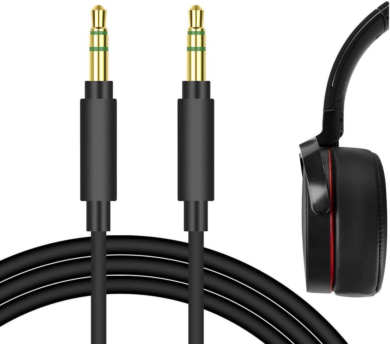 Alt view image 2 of 8 - Geekria QuickFit Audio Cable Compatible with Sony WH-1000XM5 1000XM4 1000XM3 XB910N XB900N CH710N CH700N H910N MDR-XB950BT 1AM2 Cable, 3.5mm Aux Replacement Stereo Cord (4 ft / 1.2 m)