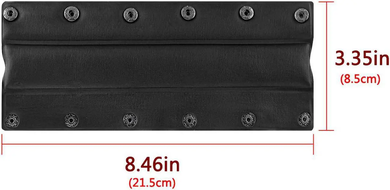 Alt view image 3 of 8 - Geekria Protein Leather Headband Pad Compatible with Beyerdynamic DT990PRO, DT990, DT880, DT860 Headphone Replacement Headband / Headband Cushion / Replacement Pad Repair Parts (Black)