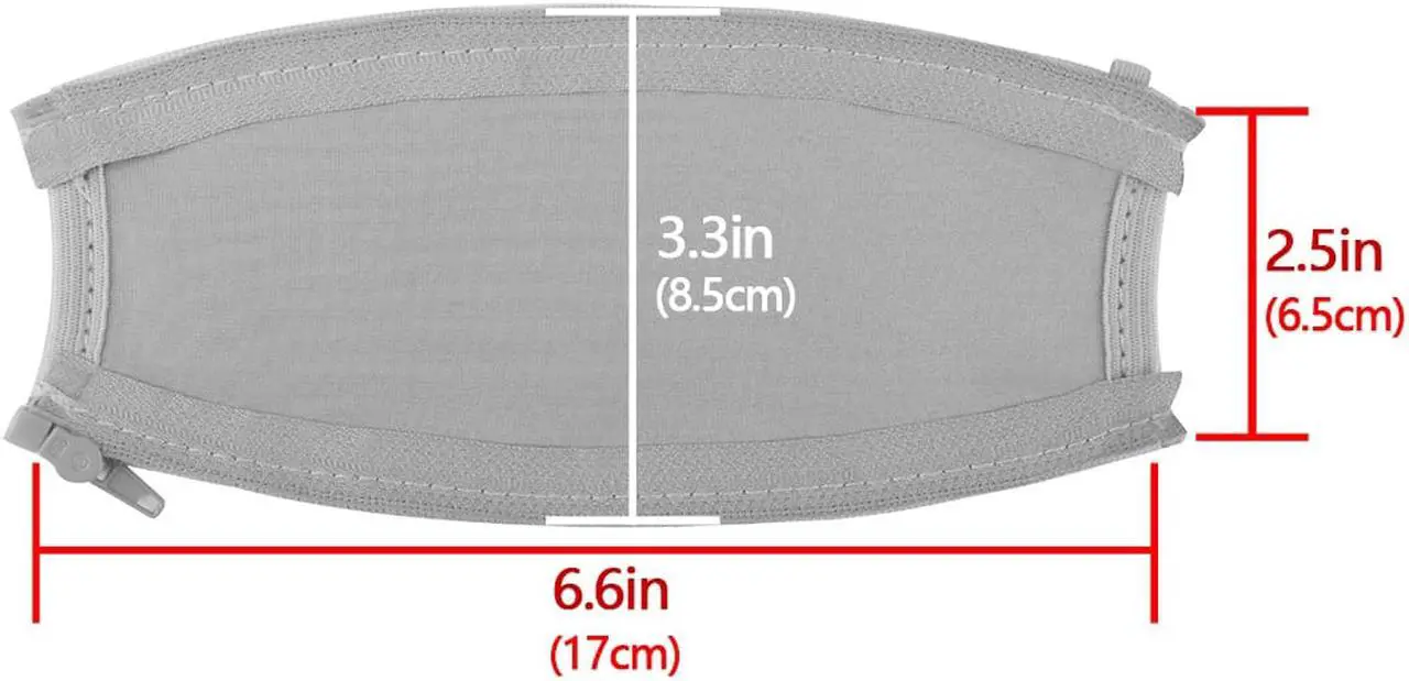 Alt view image 4 of 9 - Geekria Headband Cover Compatible with Bose QuietComfort QC 15, QC2 Headphones / Headband Protector Repair Parts / Easy DIY Installation No Tool Needed (Gray)
