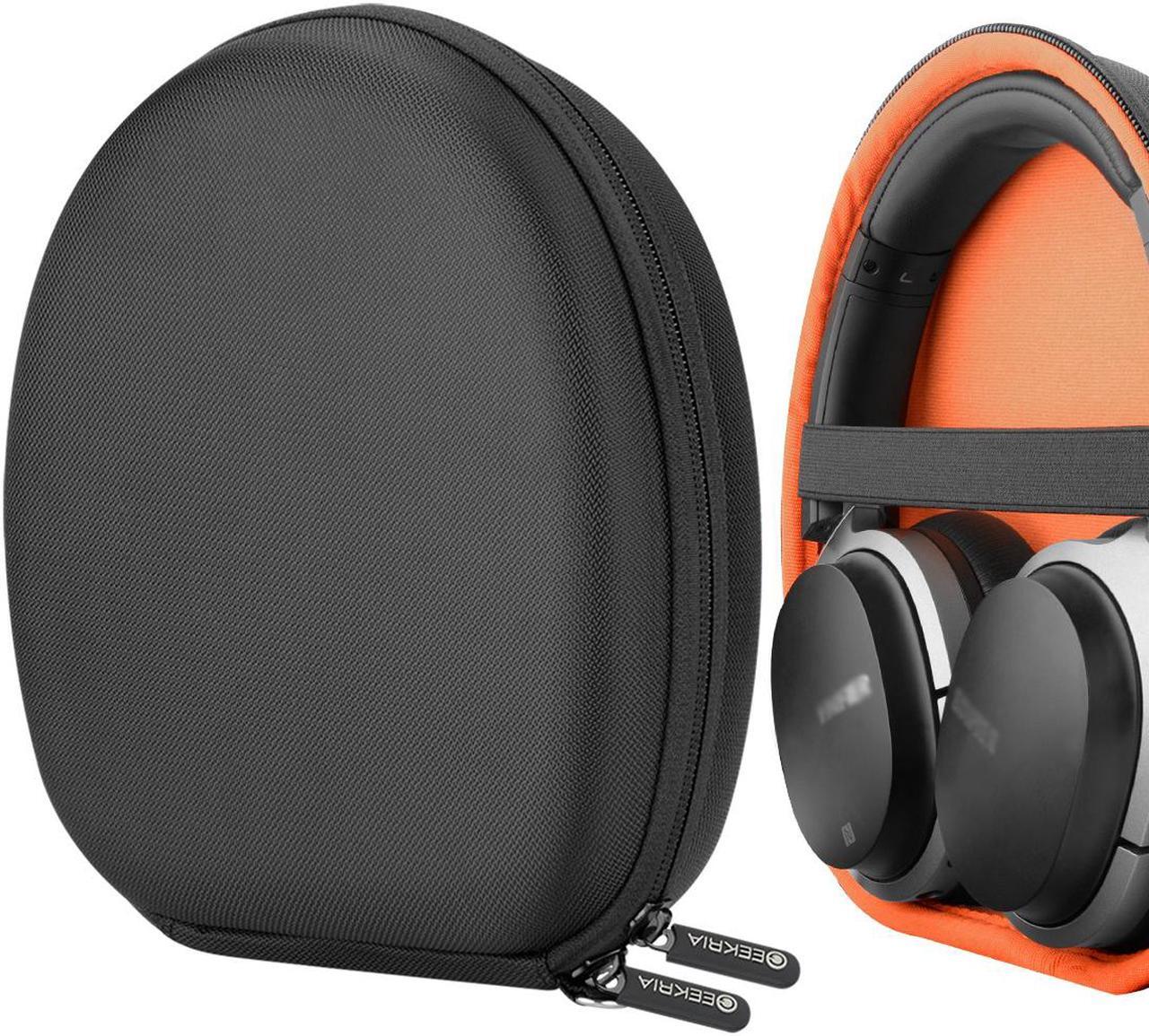 Main image of Geekria Shield Case Compatible with Grado SR80, SR325e, SR80e, SR80i, SR60, SR60i, SR60e, RS2, RS1 Headphones, Replacement Protective Hard Shell Travel Carrying Bag with Cable Storage (Black)