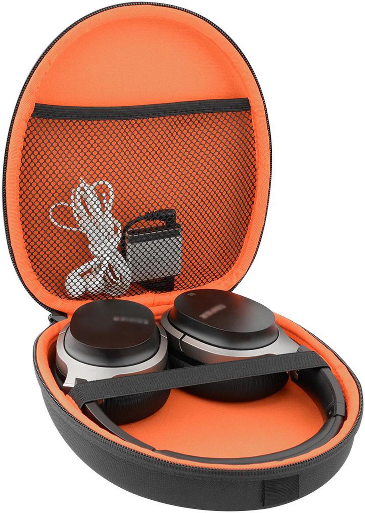 Alt view image 3 of 6 - Geekria Shield Case Compatible with Grado SR80, SR325e, SR80e, SR80i, SR60, SR60i, SR60e, RS2, RS1 Headphones, Replacement Protective Hard Shell Travel Carrying Bag with Cable Storage (Black)