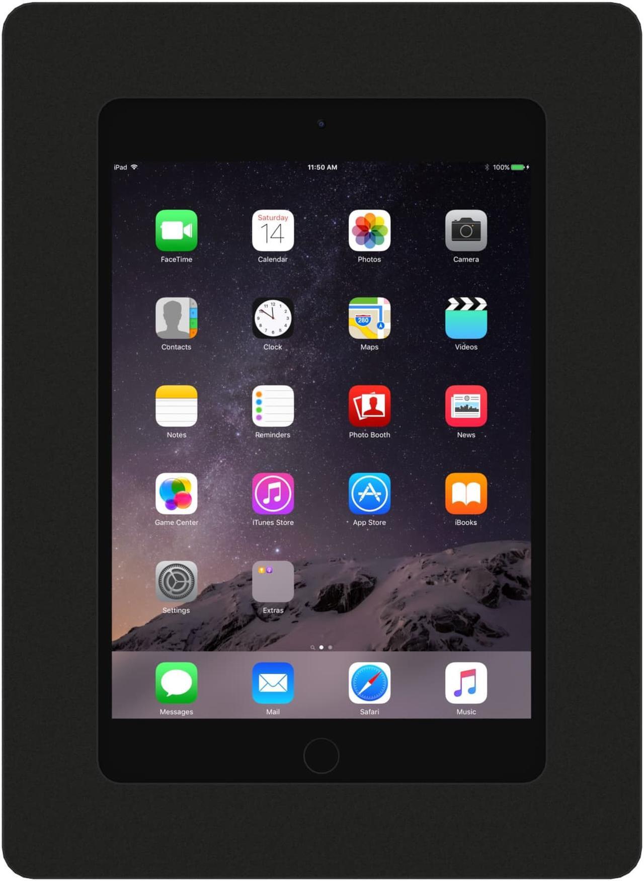 Alt view image 3 of 7 - VidaMount Black VESA Enclosure compatible with iPad Mini 1/2/3