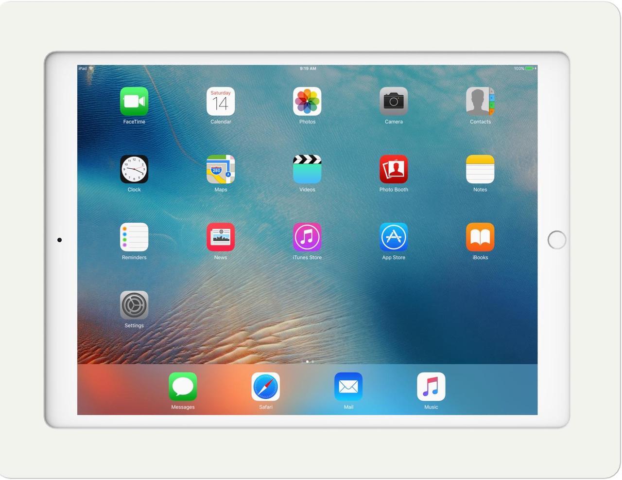 Alt view image 2 of 8 - VidaMount White On-Wall Tablet Mount compatible with iPad Pro 12.9" (1st/2nd Gen)