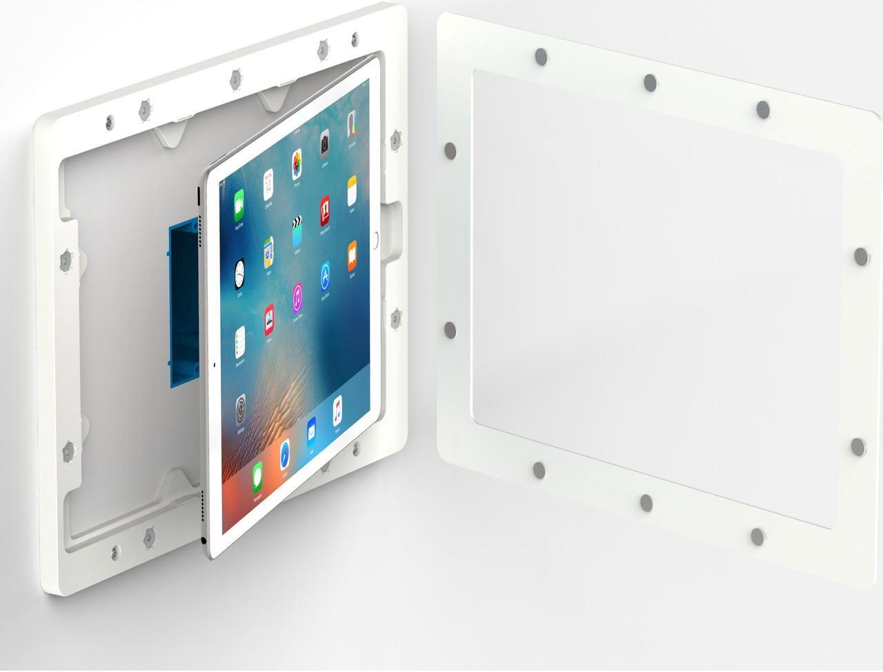 Alt view image 5 of 8 - VidaMount White On-Wall Tablet Mount compatible with iPad Pro 12.9" (1st/2nd Gen)