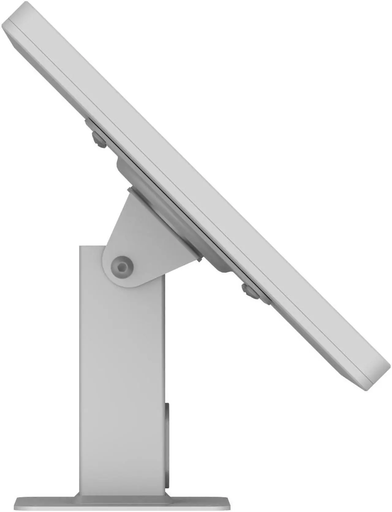 Alt view image 4 of 7 - VidaMount Light Grey Enclosure and Rotating & Tilting Desk/Table Mount [Bundle] compatible with iPad Pro 11" (1st Gen) & Air 10.9" (4th Gen)