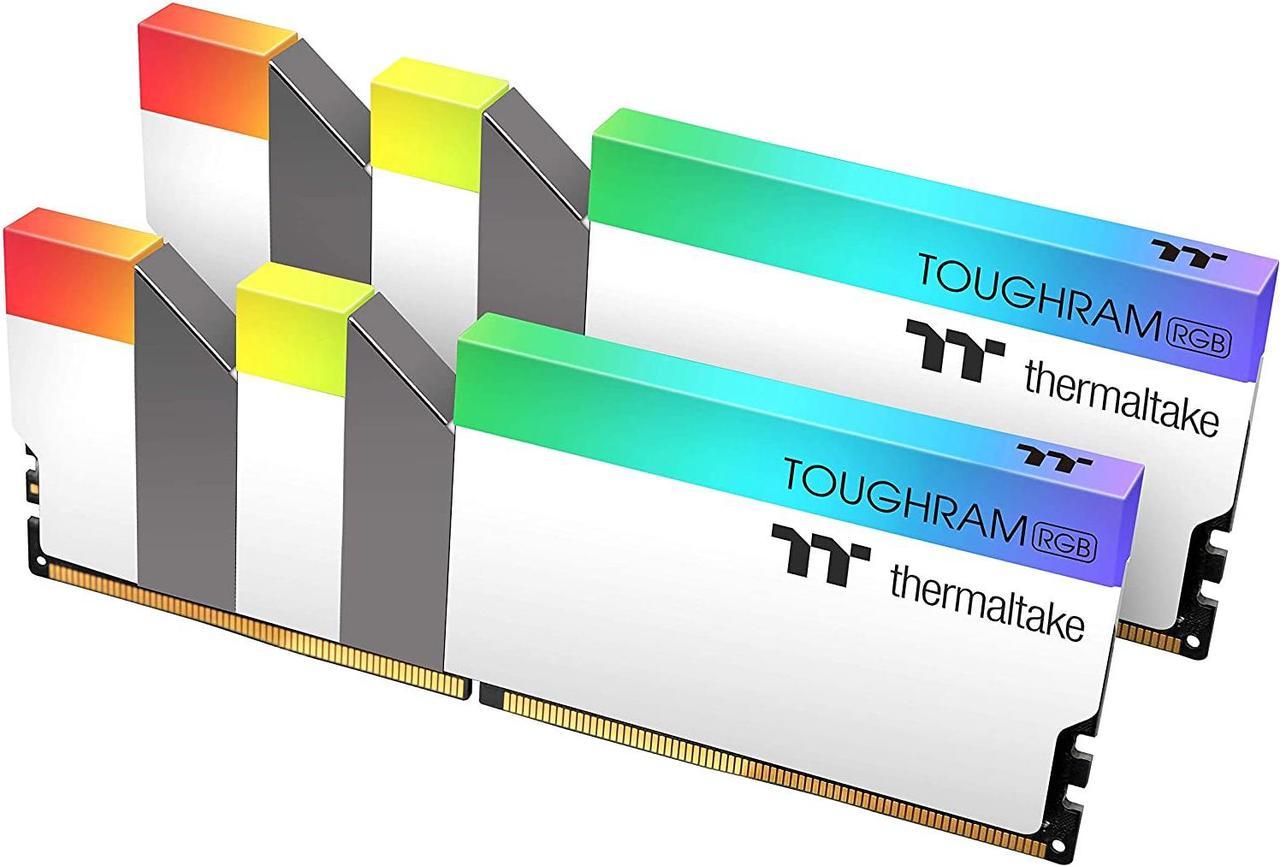 Thermaltake TOUGHRAM RGB 16GB (2 x 8GB) DDR4 3600 (PC4 28800) Desktop Memory Model R022D408GX2-3600C18A