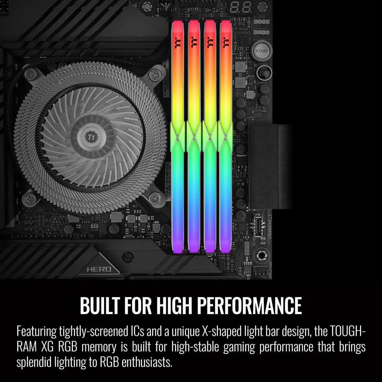 Alt view image 3 of 6 - Thermaltake TOUGHRAM XG RGB White DDR4 4000MHz 64GB C19 (32GB x 2) 16.8 Million Color RGB Alexa/Razer Chroma/5V Motherboard Syncable RGB Memory RG06R432GX2-4000C19B