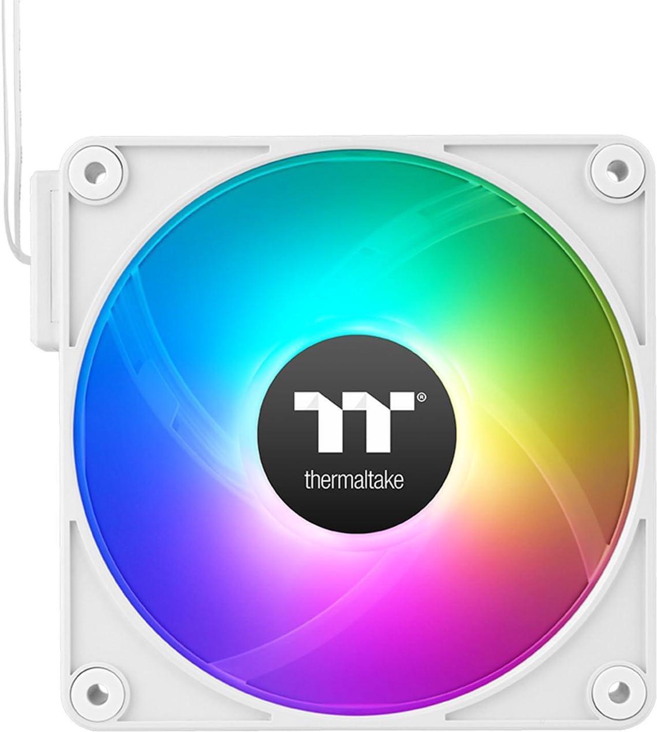 Alt view image 2 of 6 - Thermaltake CT120 EX ARGB Sync PC Cooling Fan White (3-Fan Pack), Magnetic Connection, 5V Motherboard Sync, 16.8 Million Colors 9 Addressable LEDs, 120 mm Case/Radiator Fan, CL-F190-PL12SW-A