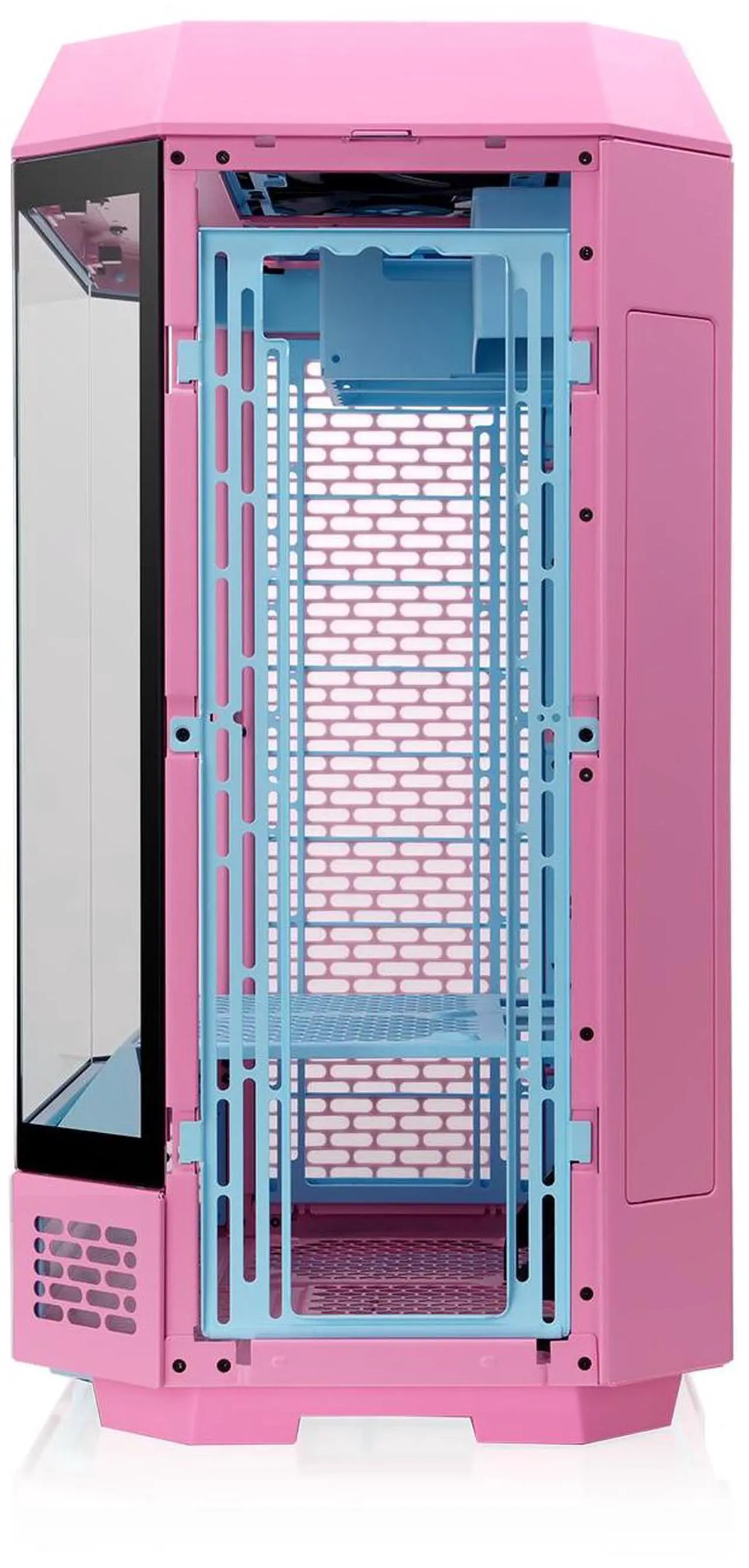 Alt view image 4 of 15 - Thermaltake The Tower 600 Bubble Pink Mid Tower Chassis CA1Z100MAWN00