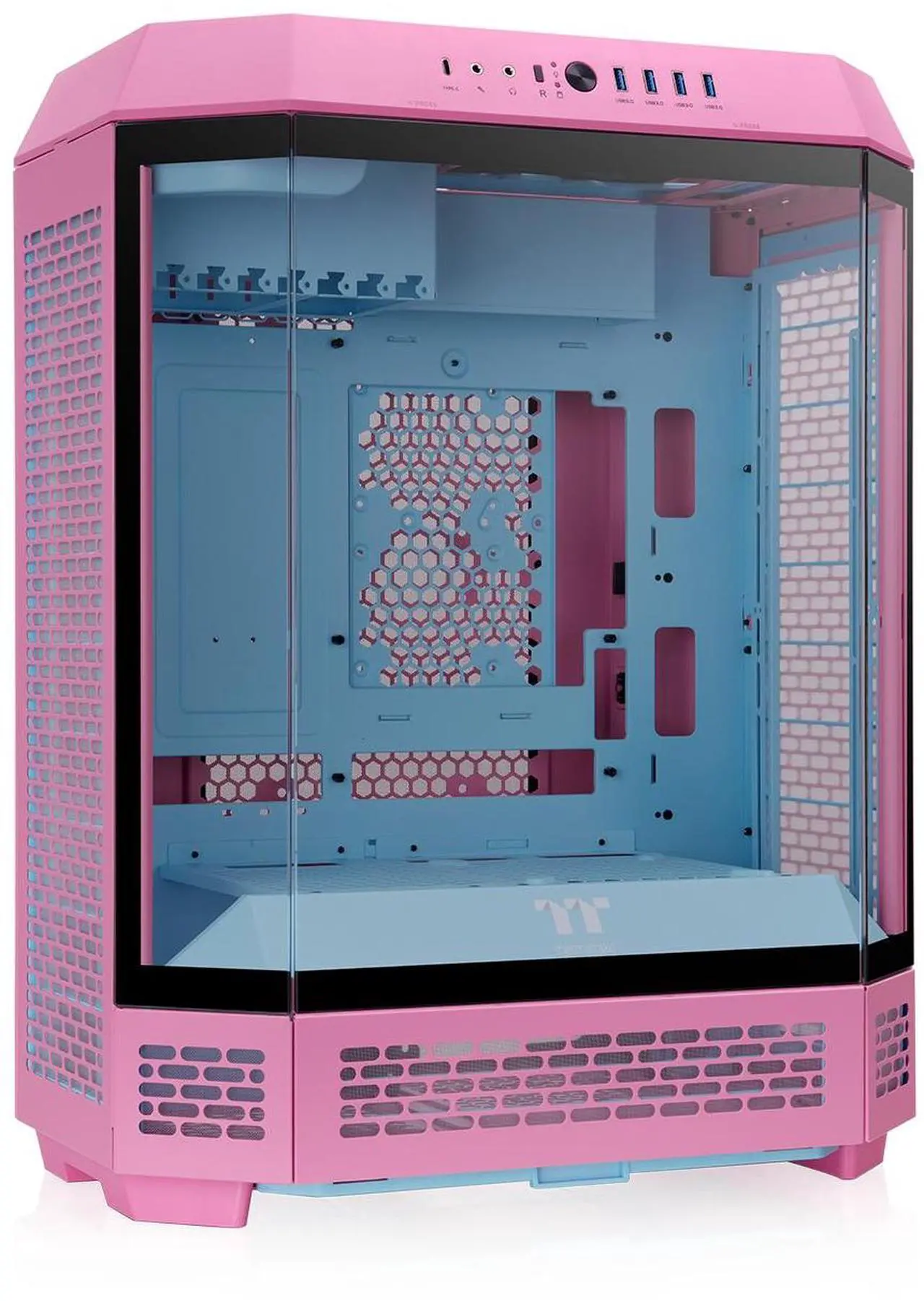 Main image of Thermaltake The Tower 600 Bubble Pink Mid Tower Chassis CA1Z100MAWN00