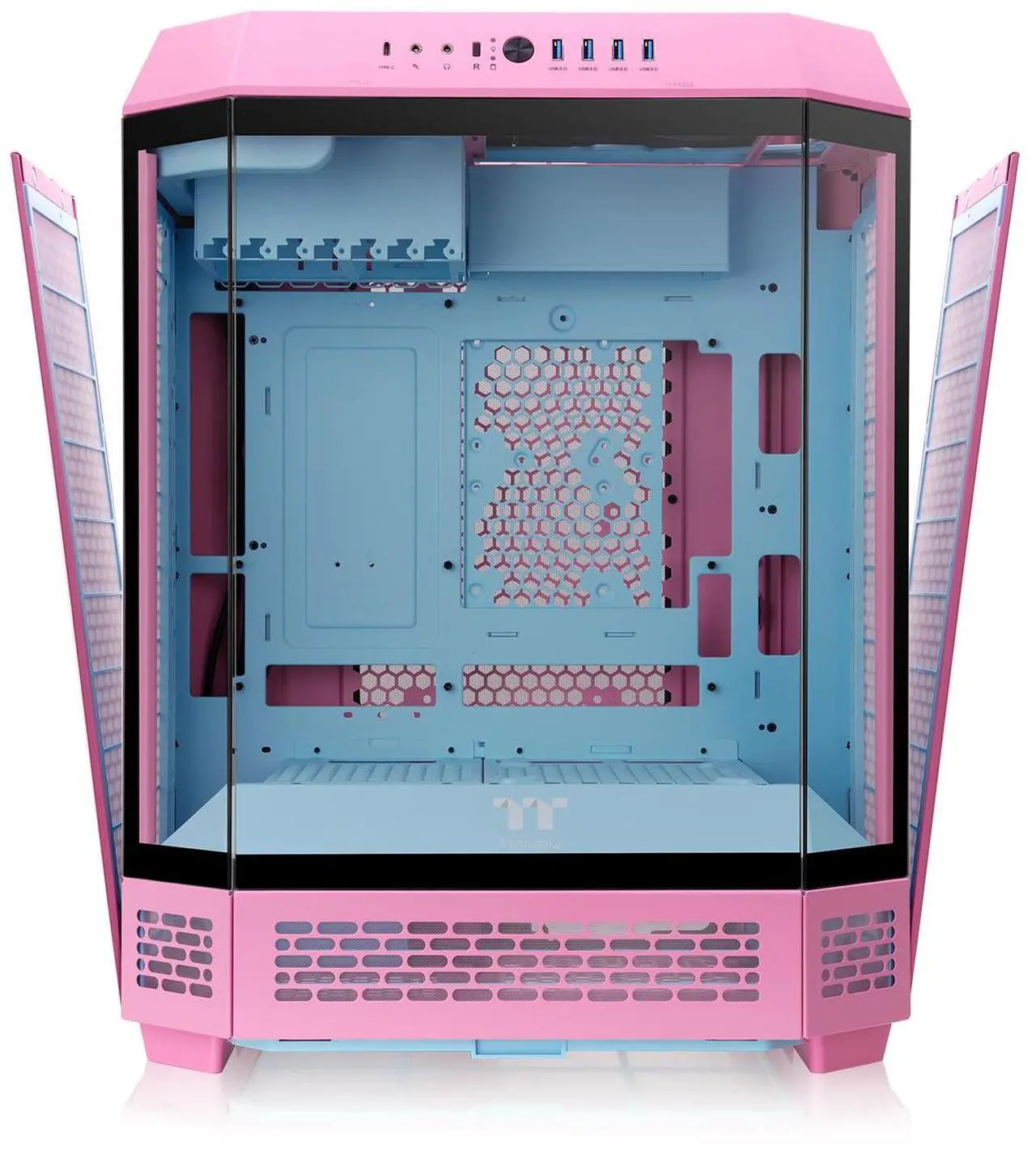 Alt view image 2 of 15 - Thermaltake The Tower 600 Bubble Pink Mid Tower Chassis CA1Z100MAWN00