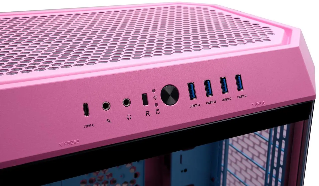 Alt view image 6 of 15 - Thermaltake The Tower 600 Bubble Pink Mid Tower Chassis CA1Z100MAWN00
