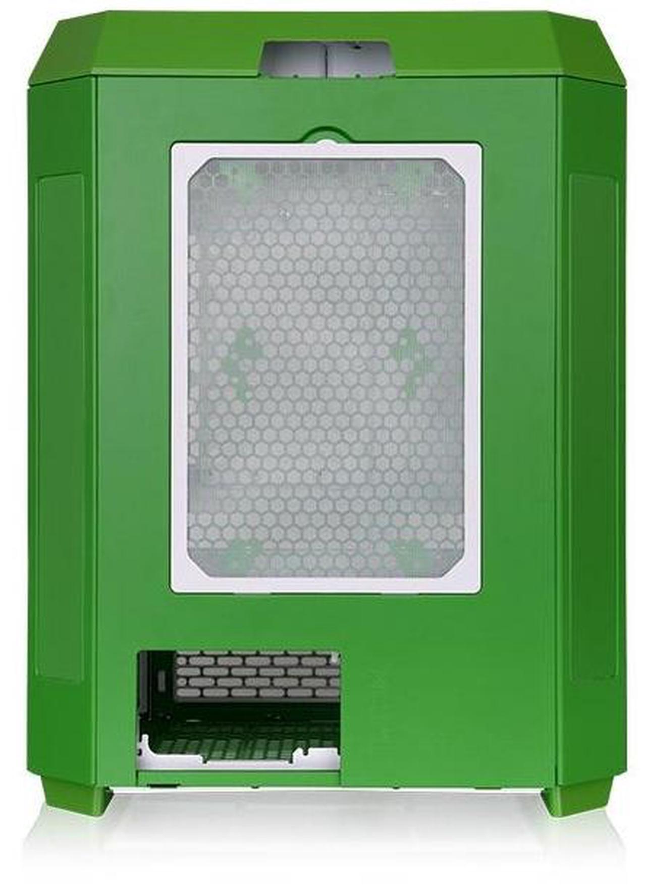 Alt view image 3 of 14 - Thermaltake Tower 600 Mid Tower; 2x140mm CT Fans Included; 420mm Radiator Support; 400mm GPU Clearance; Hidden Connector Support; Rotatable PCIe Slots; Light-Year Green; CA-1Z1-00MOWN-00