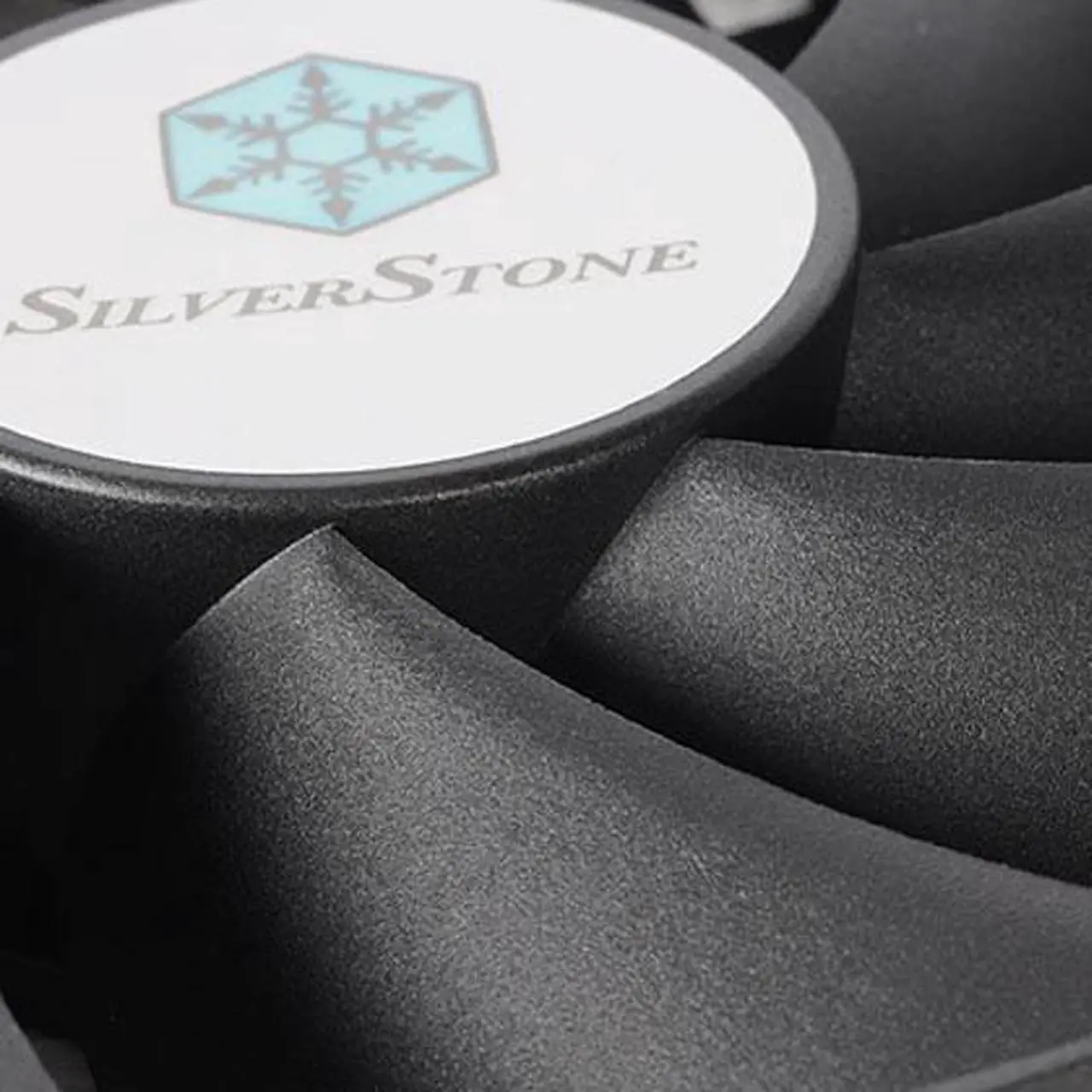 Alt view image 3 of 7 - Silverstone FN121-P 120mm Case 9 Blade 3 Pin 1200RPM Fixed Speed Airflow Cooling Fan-Black