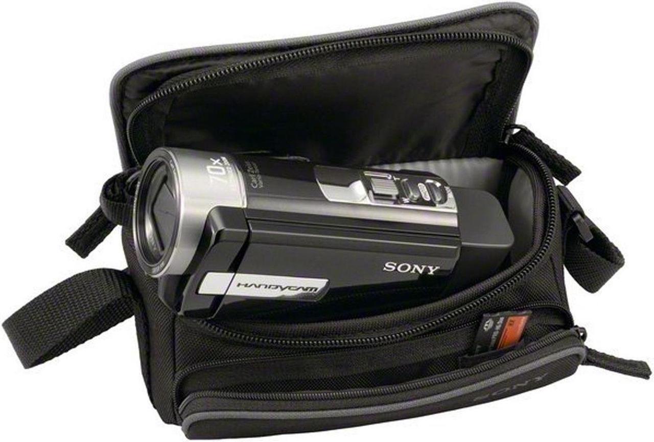 Alt view image 3 of 10 - Sony LCS-U5 Carrying Case for Camcorder, Camera, Accessories - Black