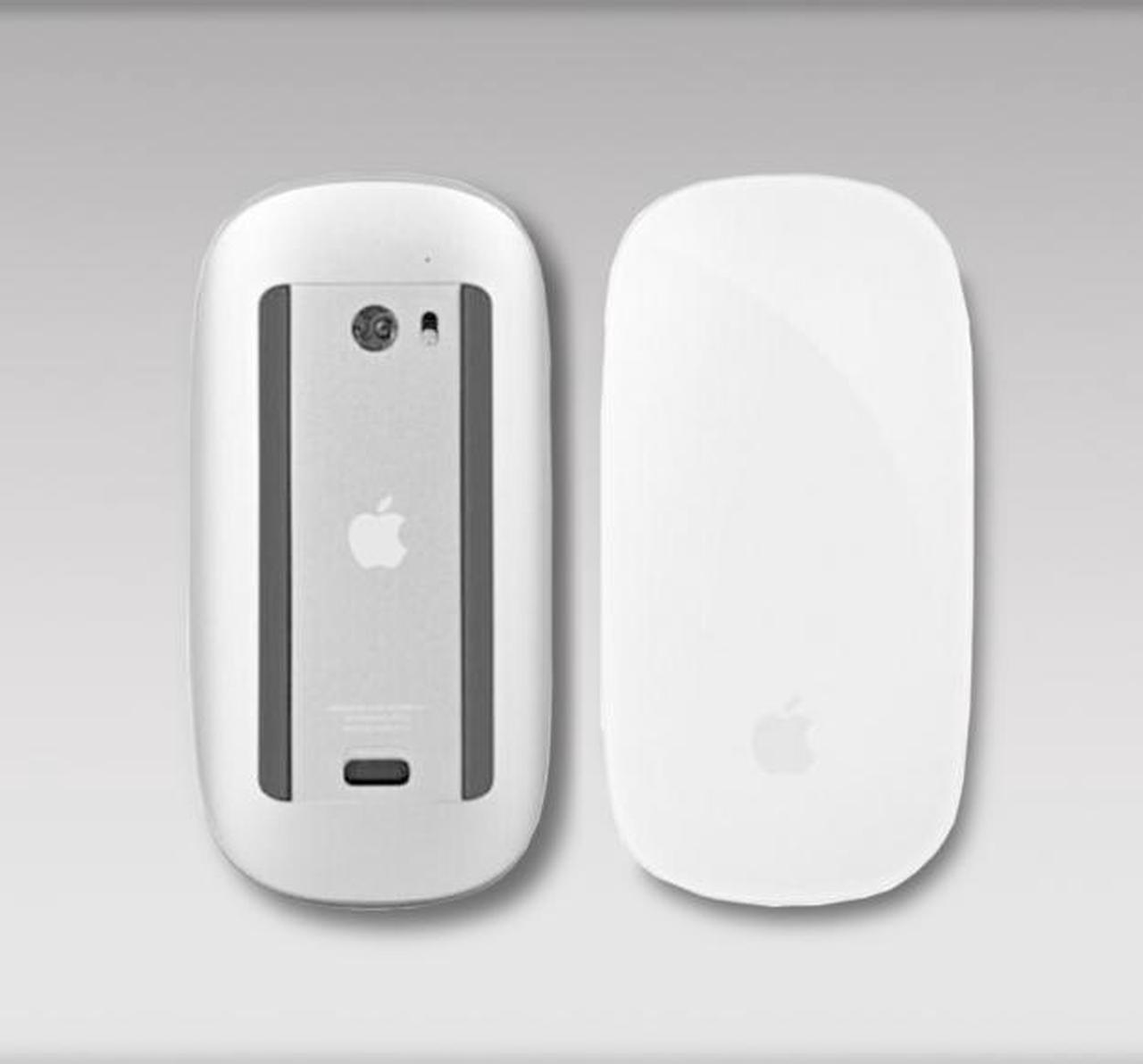 Alt view image 2 of 2 - Apple Magic Mouse Bluetooth Wireless Battery Powered MultiTouch Silver- A1296 MB829LL/A