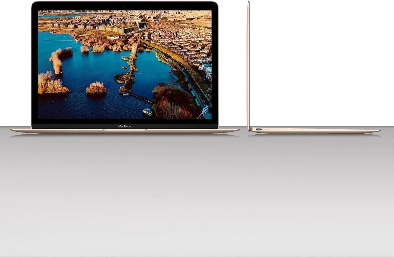 Alt view image 2 of 2 - Apple MNYK2LL/A 12in MacBook, Retina, 1.2GHz Intel Core M3 Dual Core Processor, 8GB RAM, 256GB SSD, Mac OS, Gold A1534
