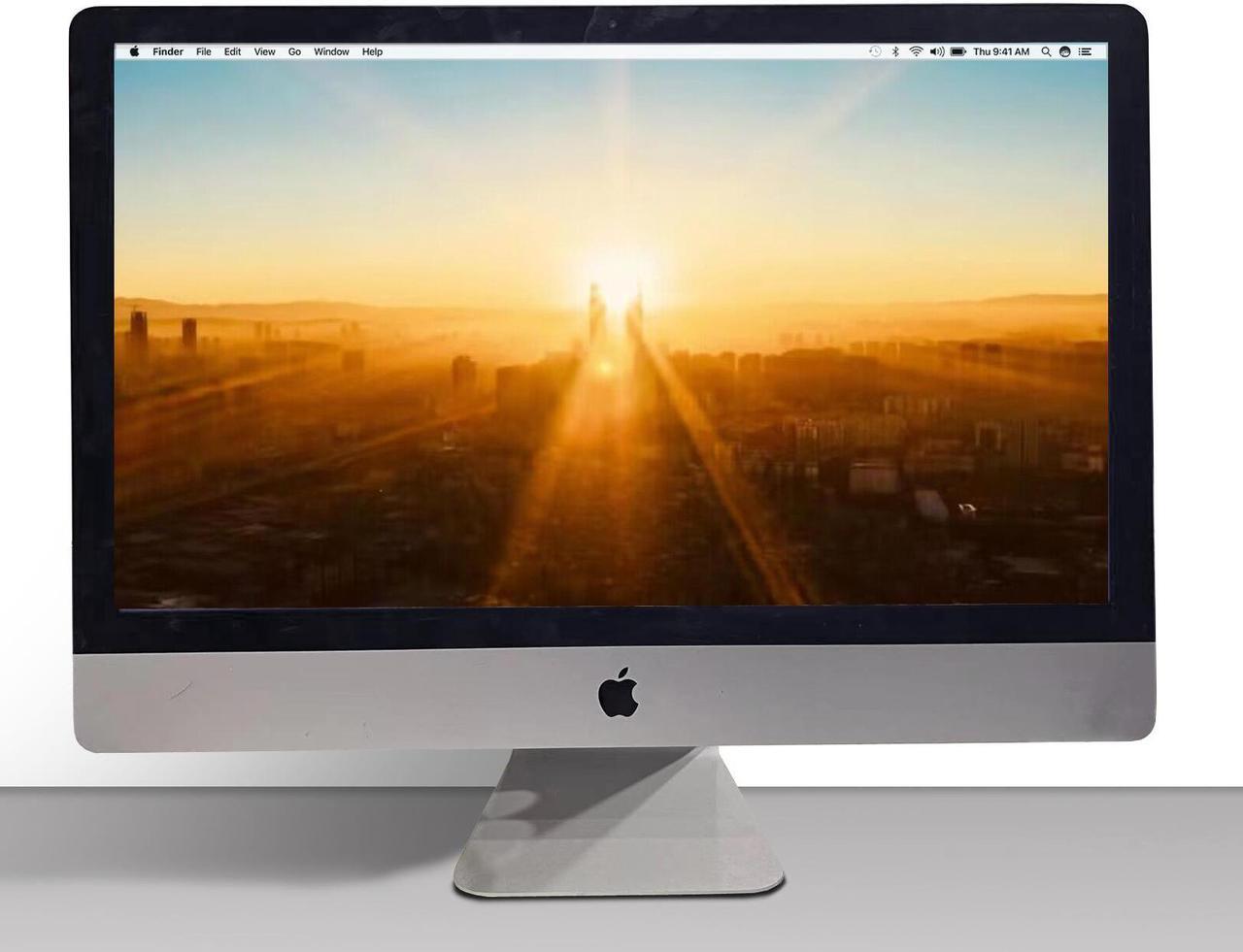 Main image of Apple A Grade Desktop Computer 27-inch iMac A1419 2017 MNEA2LL/A 4.2 GHz Core i7 (I7-7700K) 16GB RAM 2TB HDD & 256 GB SSD Storage Mac OS Include Keyboard and Mouse