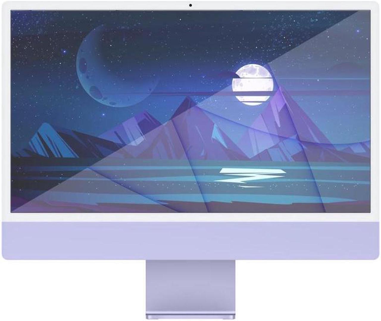 Main image of 2021 Apple iMac (24-inch, Apple M1 chip with 8-core CPU and 8-core GPU, 16GB RAM, 256GB) - Purple 16GB 256 GB